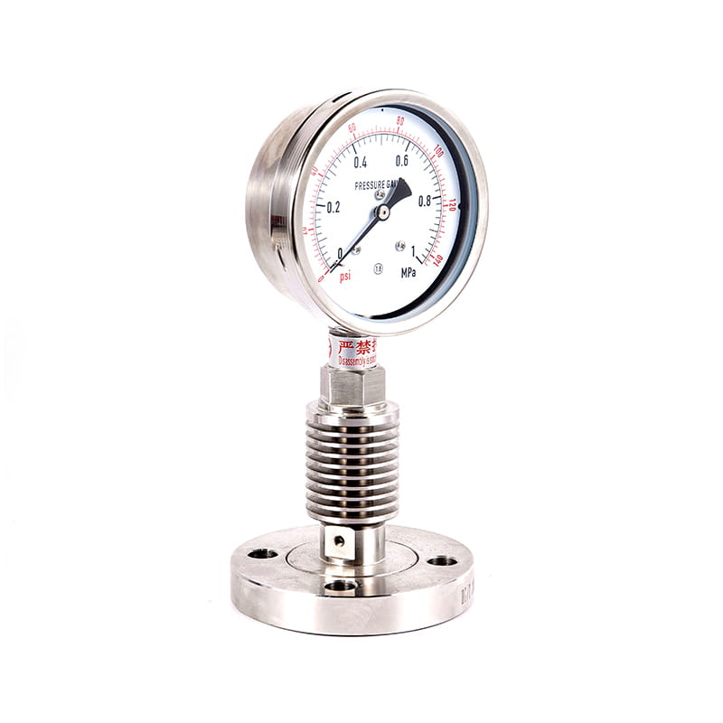 سری Y-M تمام فشار سنجهای دیافراگم استریل استریل از جنس استنلس استیل سری Y-M تمام فشار سنجهای دیافراگم استریل استریل از جنس استنلس استیل